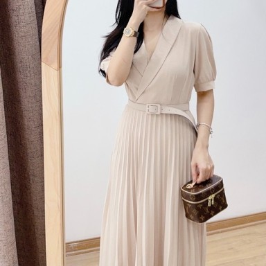 Đầm xếp ly - dập ly nữ